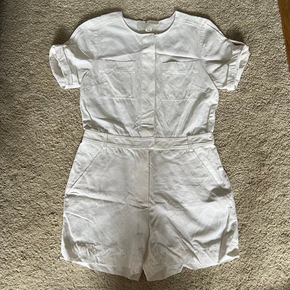 J. Crew Collection Linen/Cotton Romper